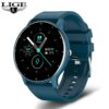 blue lige new smart watch men full touch variants