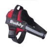 red personalized dog harness no pull reflect variants