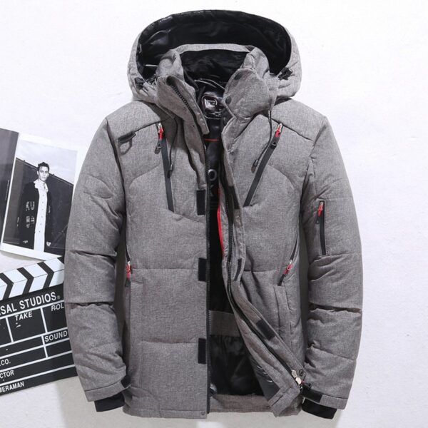 Casual Winter Warm Snow Jackets Men s Clothing White Duck Down Jacket Parkas Man Thicken Coats