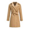Jackets For Women Wool Blend Warm Long Coat Autumn Winter Plus Size Female Slim Fit Lapel