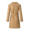 Jackets For Women Wool Blend Warm Long Coat Autumn Winter Plus Size Female Slim Fit Lapel