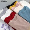winter clothes Knitted woman sweaters Pullovers spring Autumn Basic women s jumper Slim women s sweater